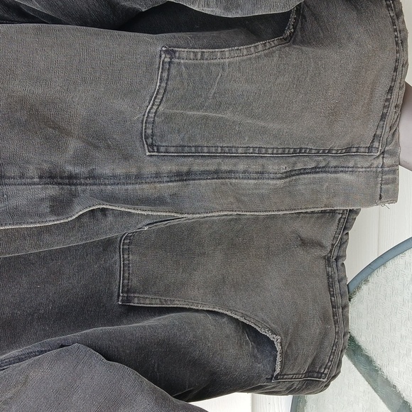 Carhartt Black LightweigJacket with Collar MEN SZ LARGE Staincore Pee-core - Picture 5 of 9